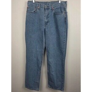 Levi’s 550 Jeans Mens 36x32 Blue Denim Relaxed Fit Tapered Leg Red Tab